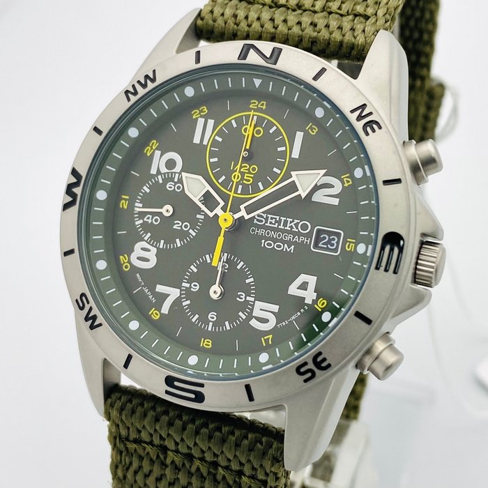 Seiko chronograph military for sale  