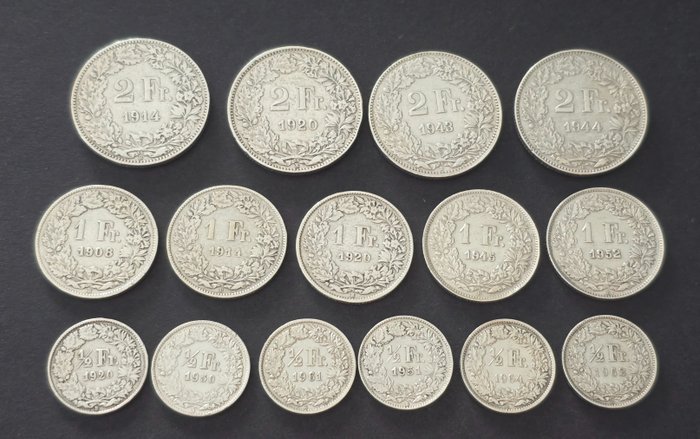 Switzerland. francs 1908 d'occasion  