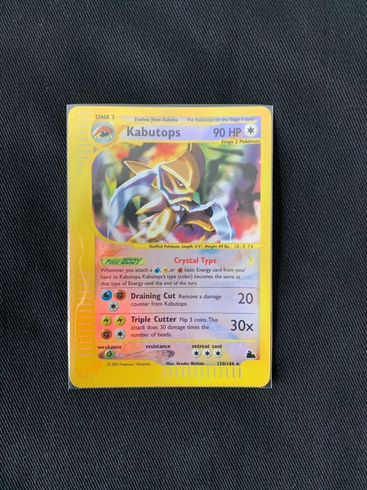 Pokémon card kabutops usato  
