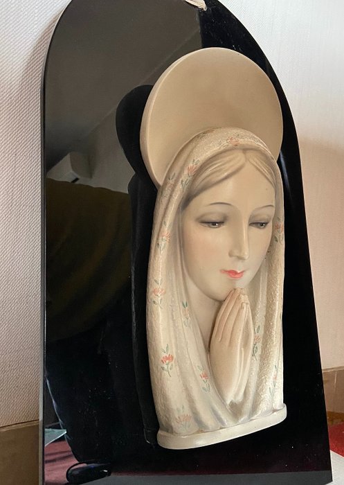 Relief madonna glass for sale  