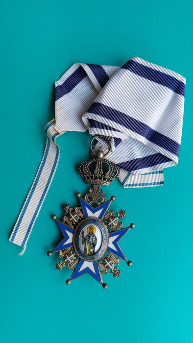 Serbia medal order usato  
