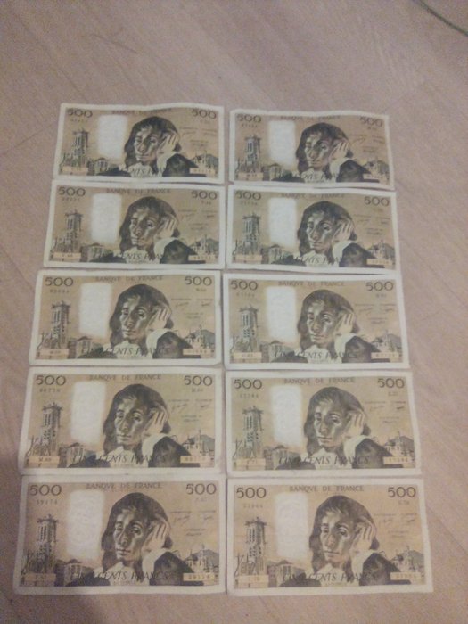 500 francs various d'occasion  