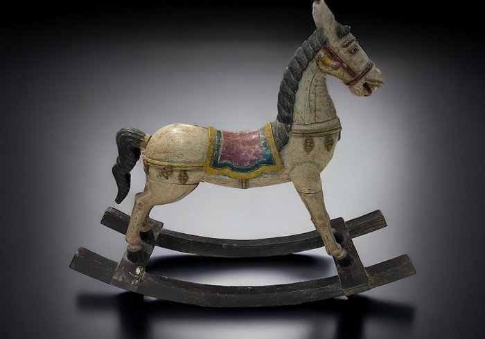Rocking horse dipinto usato  