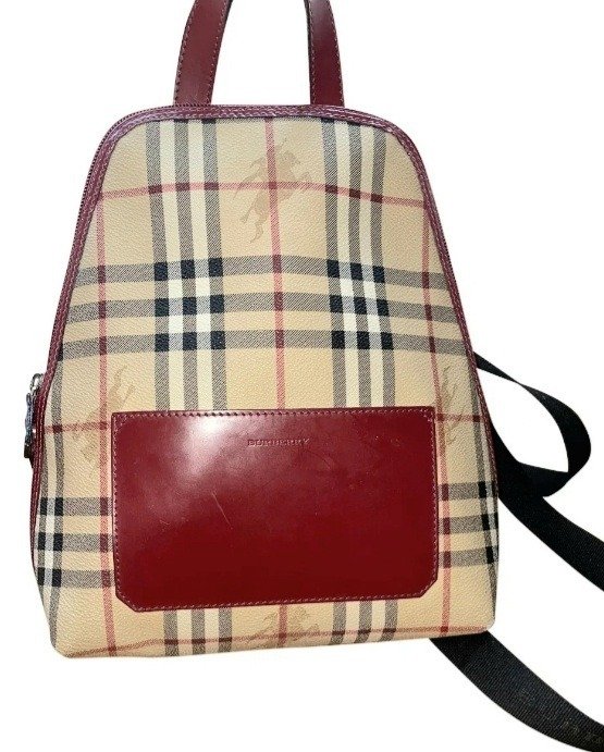 Burberry check backpack for sale  