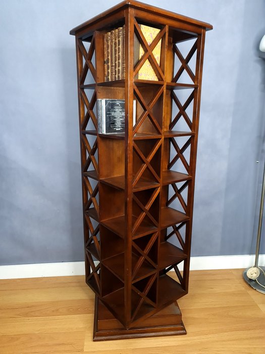 Bookcase wood rotating for sale  