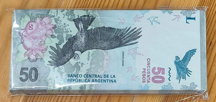 Argentina. 100 pesos usato  