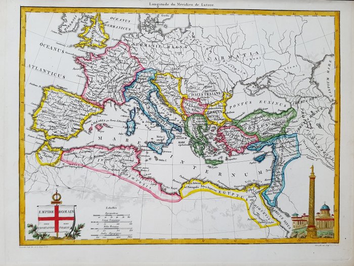 Map mediterranean countries for sale  