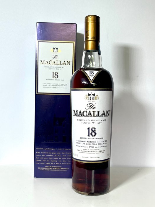 Macallan 1996 years usato  
