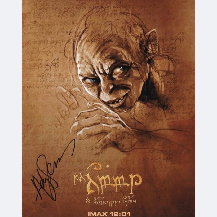 Lord rings signed for sale  