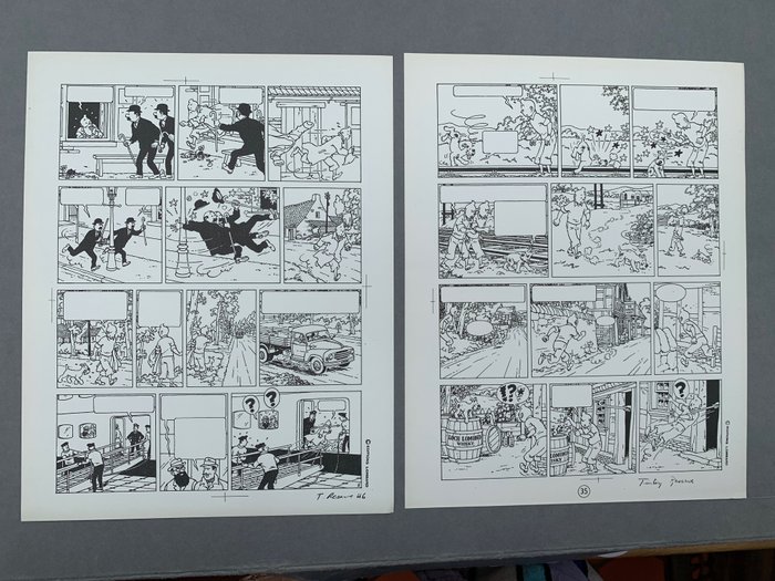 Hergé print tintin for sale  