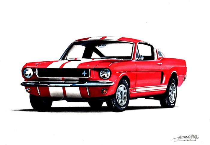 Original drawing ford for sale  