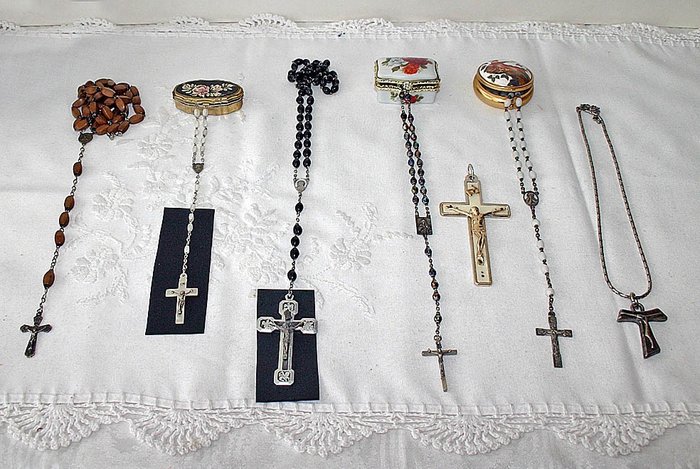 Rosary metal wood for sale  