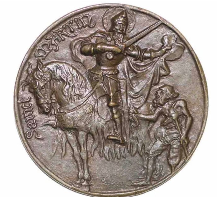 Italy. bronze medal usato  