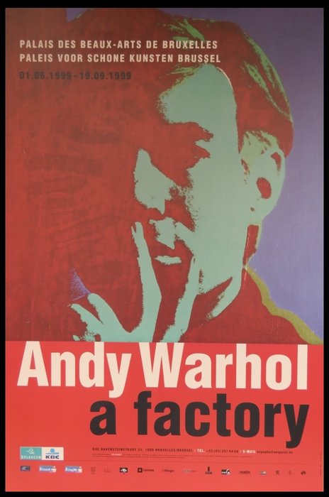 Andy warhol affiche usato  