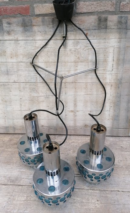 Hanging lamp chrome for sale  