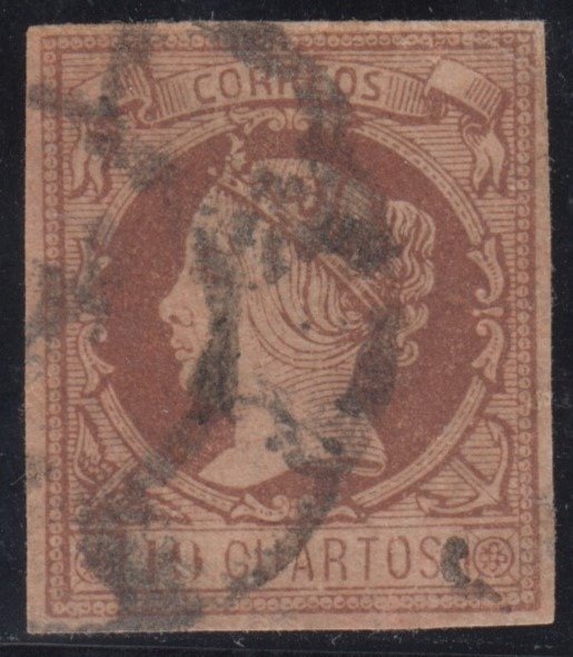 Spain 1860 1861 usato  