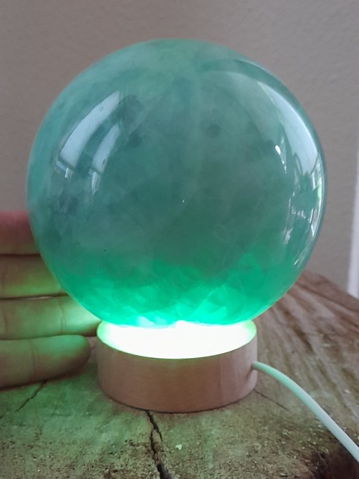 Green quartz sphere for sale  