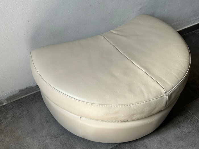 Pouffe leather wood for sale  