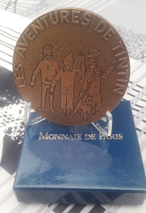 Tintin bronze monétaire d'occasion  