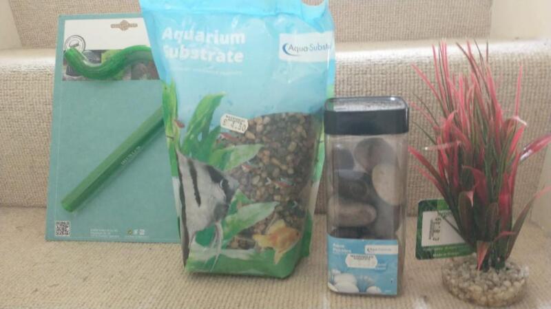 Fish tank accessories , used for sale  Clapham