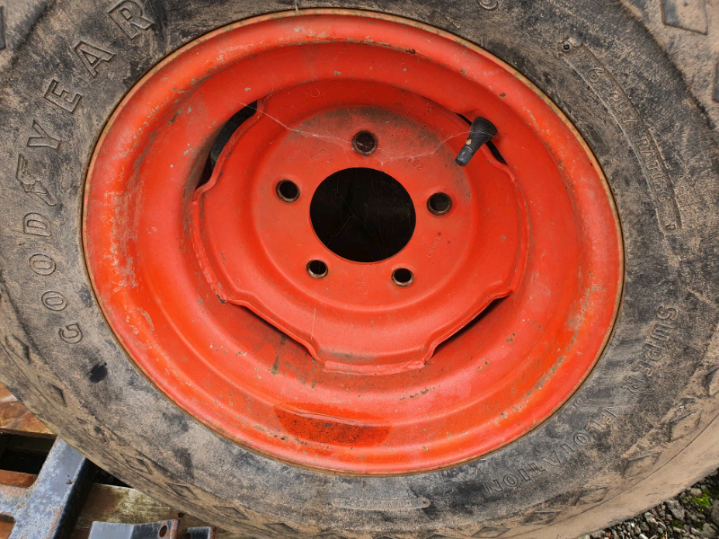Selection of tractor trailer implement wheels and tyres  for sale  Motherwell
