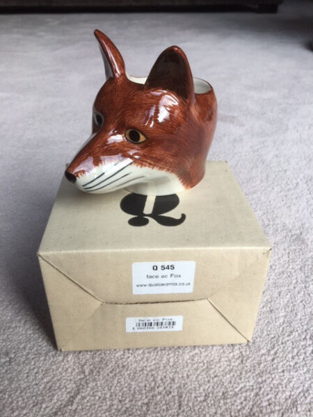 New Quail Ceramics Fox Face Egg cup for sale  Billericay