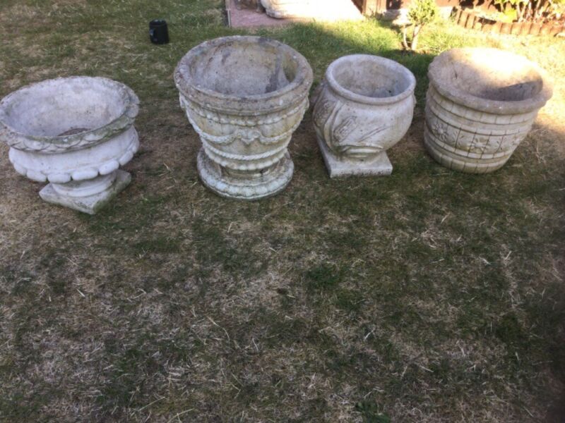 Concrete garden pots  for sale  Kettering