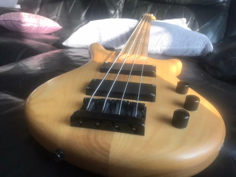 Westfield Natural small bodied bass guitar - suit beginner - superb playability and tone  for sale  Ashton-under-Lyne