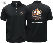 Camisa polo texto logotipo personalizado uniforme de empresa empresarial roupa de trabalho top, usado comprar usado  Enviando para Brazil