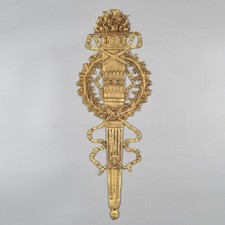 Fitas neoclássicas antigas francesas de bronze dourado decoração tocha coroa comprar usado Fitas neoclássicas antigas francesas de bronze dourado decoração tocha coroa comprar usado  Enviando para Brazil