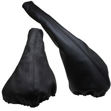 SEAT CORDOBA (93-99) Soufflet Levier De Vitesse et Frein Cuir - Couture Noir na sprzedaż  Wysyłka do Poland