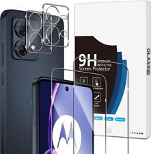 Protetor de tela de vidro temperado e lente de câmera traseira para Motorola Moto G55 5G comprar usado  Enviando para Brazil