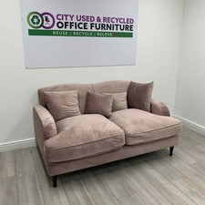 Seater sofa pink for sale  HARLOW