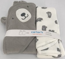 Toalha de banho Carter's Just One You® bebê urso com capuz cinza branco comprar usado Toalha de banho Carter's Just One You® bebê urso com capuz cinza branco comprar usado  Enviando para Brazil