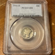 1916 10c pcgs for sale  Herkimer