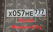 Russian license plate for sale  Pleasanton