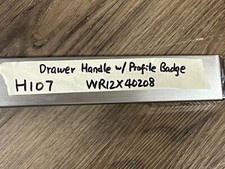 Cabo de gaveta com emblema de perfil WR12X40208 para geladeira GE PVD28BYNCFS H107 comprar usado  Enviando para Brazil