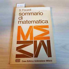 Sommario analisi matematica usato  Vaiano Cremasco