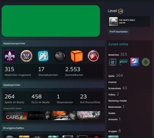 Steam account 250 gebraucht kaufen  Gelsenkirchen