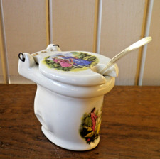 Pot moutarde porcelaine d'occasion  Wimille