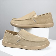 Sapatos casuais masculinos respiráveis sapatos de caminhada mocassins de lona para homens comprar usado  Enviando para Brazil