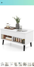 Lift top coffee for sale  DUDLEY