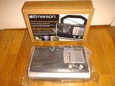 Relógio portátil Emerson clima instantâneo rádio AM/FM plug-in ou bateria RP6251, usado comprar usado  Enviando para Brazil