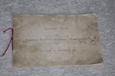 Cunard line mauretania for sale Cunard line mauretania for sale  WHITLEY BAY