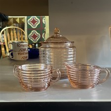 Vintage pink depression for sale  Falmouth