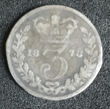 1878 threepence .925 for sale 1878 threepence .925 for sale  TENTERDEN