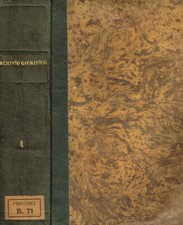 Archivio giuridico. vol.iv. usato  Italia