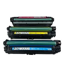 Conjunto de toner HP 650A genuíno amarelo ciano magenta (10% de vida útil restante - para recarga) comprar usado  Enviando para Brazil