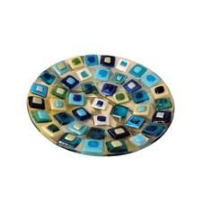 Glass embossed dish for sale  CARLISLE