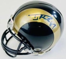 MINICAPACETE AUTOGRAFADO POR T.J. TJ MOE ST. LOUIS RAMS TIGRES DO MISSOURI J1 comprar usado  Enviando para Brazil